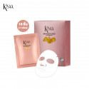 KISAA Bird's nest & Gold Premium Mask (1 กล่อง/10 แผ่น) มาสก์หน้าทองคำ เนื้อเซรั่มเข้มข้น