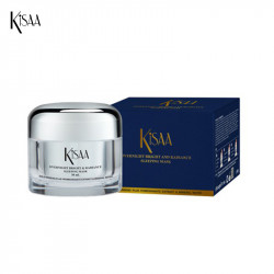 KISAA Overnight Bright And Radiance Sleeping Mask 50 ml. ฟื้นฟูปัญหาผิวหมองคล้ำ ให้ผิวกลับมาดูสว่างกระจ่างใส, ผลิตภัณฑ์ดูแลผิว (Skin Care Products)
