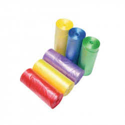 ถุงขยะคละสี สำหรับถังขยะ 6 ม้วน 120 ถุง, อุปกรณ์ทำความสะอาด (Cleaning Tools)