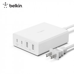 หัวชาร์จ Belkin Wall Dual USB-C and USB-A GaN Charger 108W