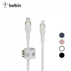Belkin สายชาร์จพร้อมถ่ายโอนข้อมูล USB-C to Lightning ความยาว 1 เมตร, 
