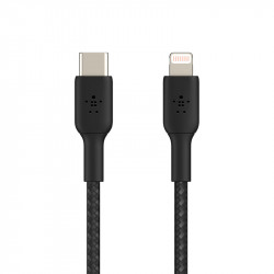 Belkin สายชาร์จเร็วพร้อมถ่ายโอนข้อมูล Pro Flex USB-C to Lightning แบบถักเชือกความยาว 2 เมตร, ไลฟ์สไตล์ (Lifestyle)