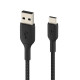 Belkin สายชาร์จพร้อมถ่ายโอนข้อมูล USB to USB-C Cable 3A สำหรับ iPad Pro, Air4, Samsung, Huawei 15 เซนติเมตร