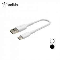 Belkin สายชาร์จพร้อมถ่ายโอนข้อมูล USB to USB-C Cable 3A สำหรับ iPad Pro, Air4, Samsung, Huawei 15 เซนติเมตร, ไลฟ์สไตล์ (Lifestyle)