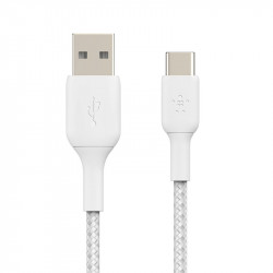 Belkin สายชาร์จพร้อมถ่ายโอนข้อมูล USB to USB-C Cable 3A สำหรับ iPad Pro, Air4, Samsung, Huawei 3 เมตร