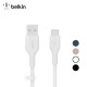Belkin สายชาร์จพร้อมถ่ายโอนข้อมูล สายซิลิโคน Flex USB to USB-C 1 เมตร