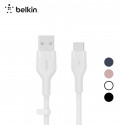 Belkin สายชาร์จพร้อมถ่ายโอนข้อมูล สายซิลิโคน Flex USB to USB-C 1 เมตร