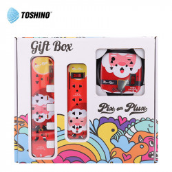 TOSHINO ชุดของขวัญรางปลั๊ก 3 ชิ้น ลาย Christmas ราคาพิเศษ, อุปกรณ์ไอที แก็ดเจ็ต (IT Accessories)