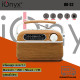 IONYX ลำโพงวิทยุบลูทูธ รุ่น OR-32 สีน้ำตาล ซื้อ 1 แถม 1