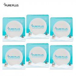 Pureplus Coollagen Snow Soap สบู่เพียวพลัส จำนวน 6 ก้อน, อุปกรณ์ความงาม (Beauty Appliances)