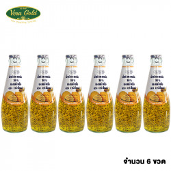 Vera Gold น้ำเม็ดแมงลักผสมน้ำผึ้งมะนาว ปริมาณ 300 มล. จำนวน 6 ขวด, อาหารและเครื่องดื่ม (Food & Drinks)