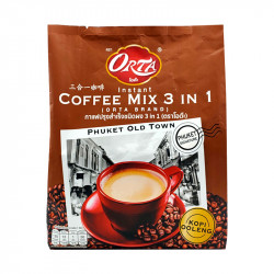 ORTA กาแฟปรุงรสสำเร็จชนิดผง 3 in 1 ขนาด 450 กรัม บรรจุ 15 ซอง แพ็ก 3 ห่อ, สินค้าชุมชน (Local Products)