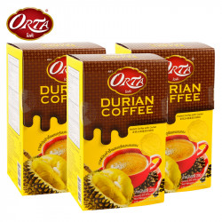 ORTA กาแฟปรุงรสสำเร็จทุเรียนหมอนทอง ขนาด 200 กรัม บรรจุ 8 ซอง แพ็ก 3 กล่อง, อาหารและเครื่องดื่ม (Food & Drinks)