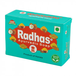 Radhas Ayurvedic Soap สบู่ราด้า สบู่จากอินเดียแท้ 6 ก้อน