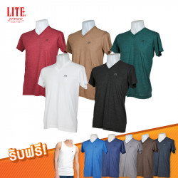 Arrow Lite T-Shirt เซตเสื้อคอวี 10 ตัว แถมฟรี เสื้อกล้าม Arrow Lite 1 ตัว, เสื้อผ้า (Clothes)
