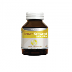 แอมเซล แอล-คาร์นิทีน สารสกัดสาหร่ายสีน้ำตาล สารสกัดจากเมล็กองุ่น (Amsel L-Carnitine Brown Seaweed and Grape Seed Extract)