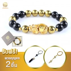 เซตสร้อยข้อมือหิน รับทรัพย์สีทอง-ดำ และพวงกุญแจ, ฮวงจุ้ย (Feng Shui Products)