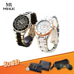 เซตนาฬิกาข้อมือ MIKE รุ่น Black And White Duo, นาฬิกา เครื่องประดับ (Watches & Accessories)