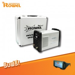 เครื่องเชื่อมอินเวอร์เตอร์ ROWEL รุ่น ARC160G พร้อมกระเป๋าเก็บแถมฟรีแว่นเชื่อมตัดแสงอัตโนมัติ, อุปกรณ์ดูแลบ้าน (Home Care Products)