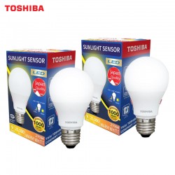 เซตแพคคู่ หลอดไฟ LED Sunlight Sensor โตชิบา 9W, ไฟฟ้าและแสงสว่าง (Lighting & Equipments)