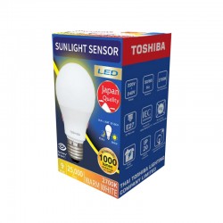 หลอดไฟ LED Sunlight Sensor โตชิบา 9W (แพคคู่)