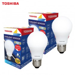 เซตแพคคู่ หลอดไฟ LED Sunlight Sensor โตชิบา 9W, ไฟฟ้าและแสงสว่าง (Lighting & Equipments)