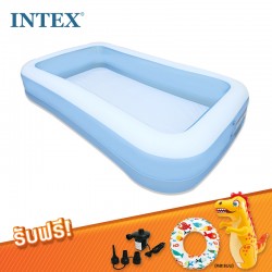 INTEX (อินเท็กซ์) เซตสระน้ำเป่าลม 2 ชั้น ขนาดใหญ่ 2 เมตร รุ่น Intex-57, ของเล่น ของสะสม (Toy & Collectibles)