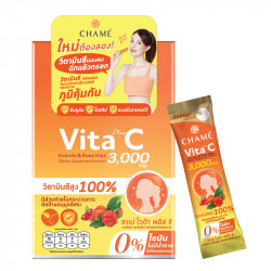 11.CHAME’ Vita+ Acerola & Rose Hips จำนวน 3 กล่อง แถมฟรี CHAME’ Vita+ Acerola & Rose Hips (10 ซอง)